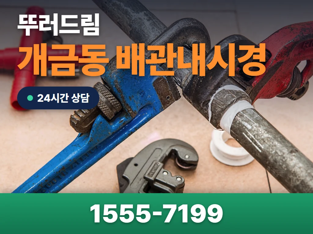 개금동 배관내시경 현장