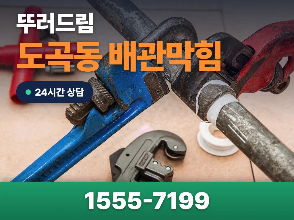 도곡동 배관막힘 현장