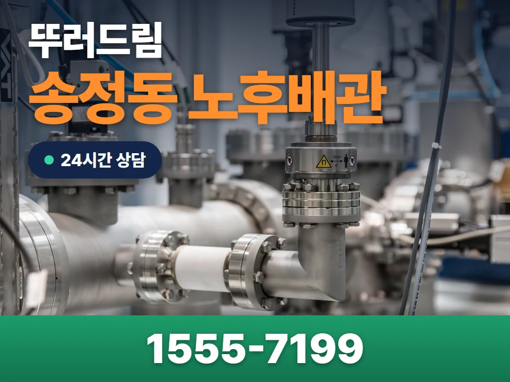 송정동 노후배관 현장