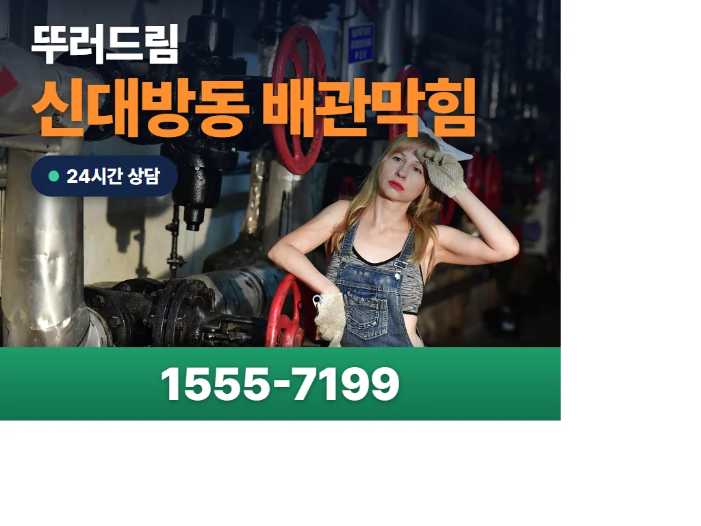 신대방동 배관막힘 현장