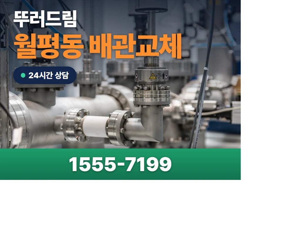 월평동 배관교체 현장