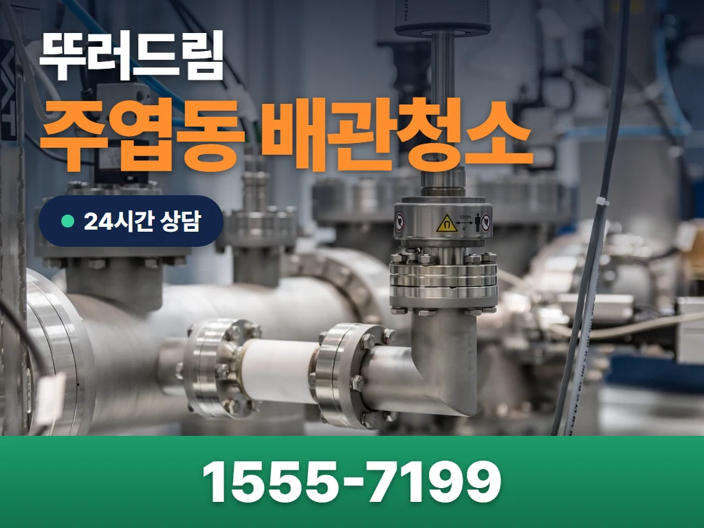 주엽동 배관청소 현장