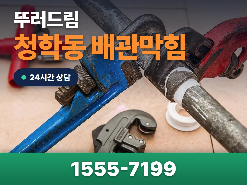 청학동 배관막힘 현장